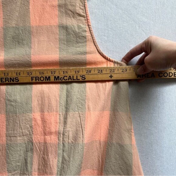 Oska Helmer Cotton Woven Check Dress Sz L/ XL - Picture 11 of 12